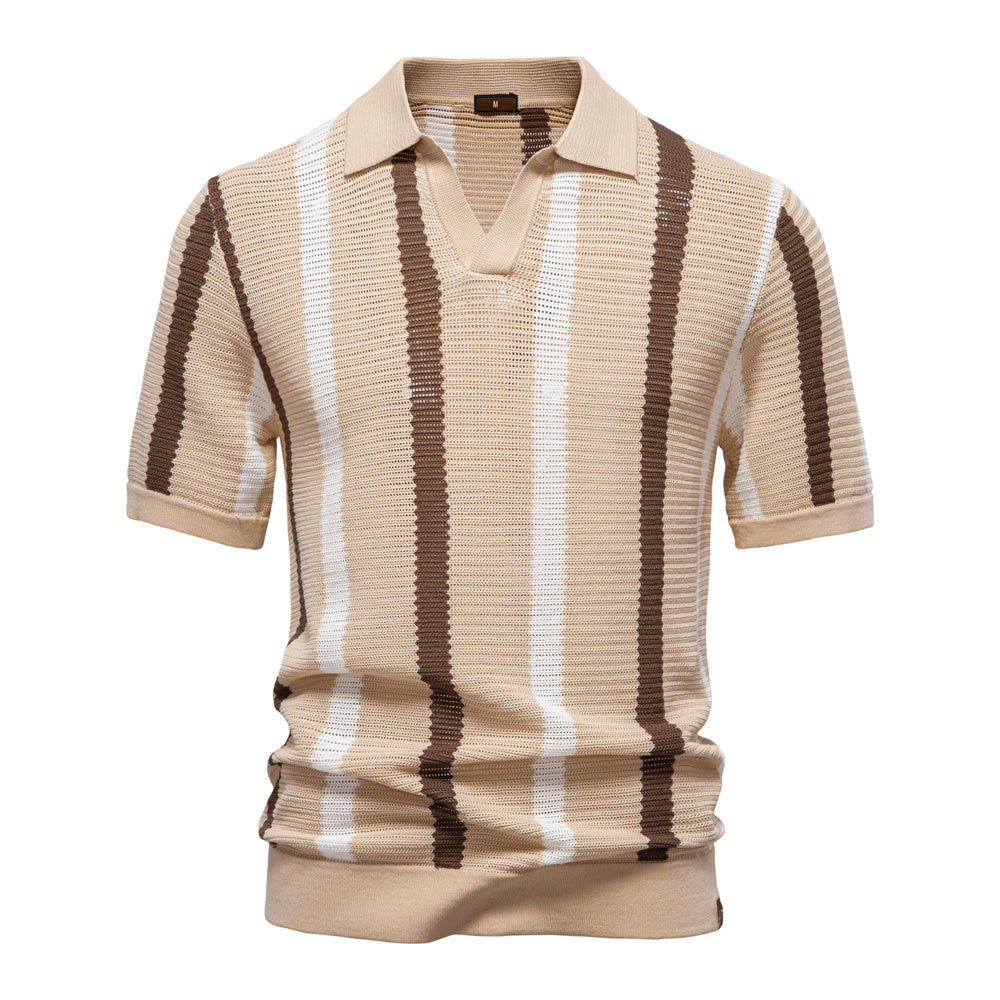 Men's Casual Hollow-out Knitted Top