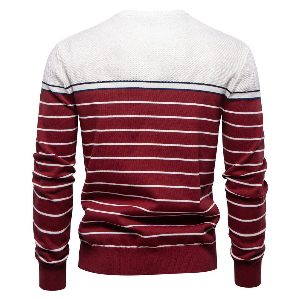 High Quality Striped Knitted Sweater